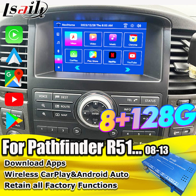 Lsailt OEM Integration Android Multimedia Video Interface for Pathfinder R51 Nissan Navara D40 CarPlay&Android Auto Retrofit