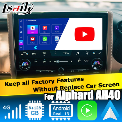 Toyota Alphard AH40 Android multimedia interface 8+128GB Carplay Android Auto support