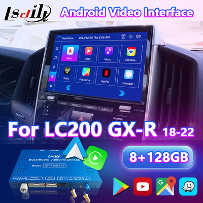 Lsailt Android Multimedia Video Interface for 2018-2022 Toyota Land Cruiser LC200 GX-R LC 200 GXR