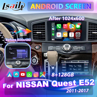 Lsailt Android Multimedia Carplay Display Monitor for 2011-2017 Nissan Quest E52