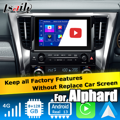 Toyota Alphard Vellfire AH40 Android carplay video interface