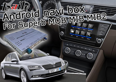 1.2 GHz Quad Android Car Navigation Box 4 / 2 GB Running Memory Skoda Superb