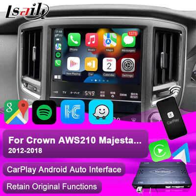 Apple CarPlay Interface for Crown S210 AWS210 GRS210 GWS214 GWS215 Majesta Athlete Royal Saloon Integrated Android Auto, Reverse Camera, AC Climate