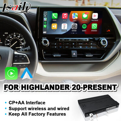Lsailt Wireless Android Auto Carplay Interface for 2020-Present Toyota Highlander