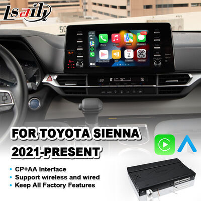 Lsailt Wireless Android Auto Carplay Interface for 2021-Present Toyota Sienna LE XLE XSE