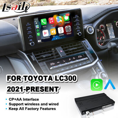 Lsailt Wireless Android Auto Carplay Interface for 2021-2024 Toyota Land Cruiser 300 GX GXL AX LC300