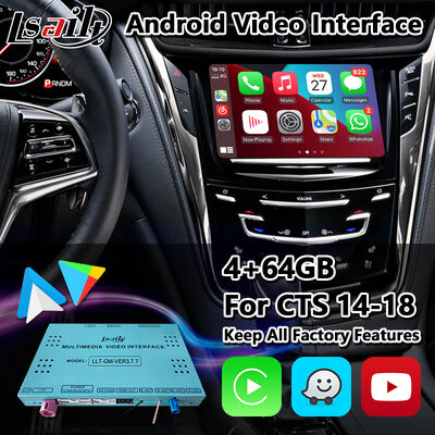 Lsailt Android Carplay Multimedia Video Interface for 2013-2019 Cadillac CTS CUE System