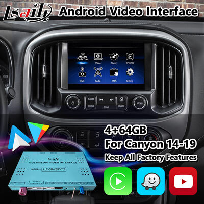 Lsailt Android Multimedia Video Interface for 2015-2020 GMC Canyon Intellilink System with Carplay