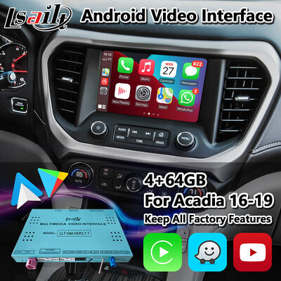 Lsailt Android GPS Navigation System Carplay Interface for 2016-2019 GMC Acadia Intellilink System