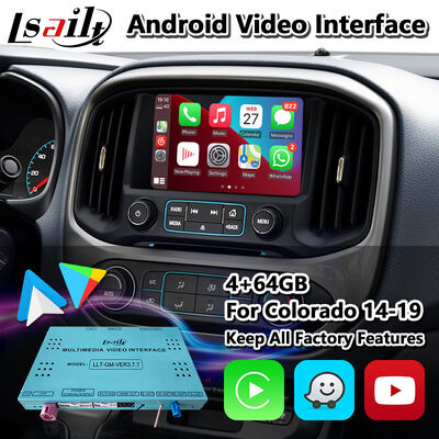 Lsailt Android Auto Carplay Multimedia Interface for 2014-2020 Chevrolet Colorado Mylink System