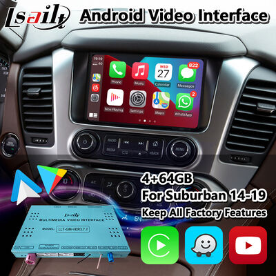 Lsailt Android Auto Carplay Multimedia Interface for 2014-2020 Chevrolet Suburban Mylink System