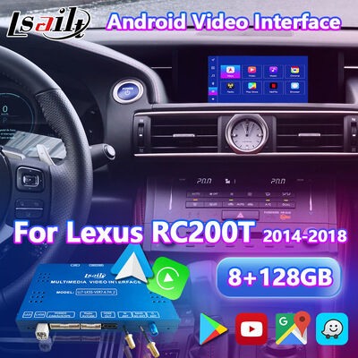 Lsailt Android Car Video Interface for 2014-2018 Lexus RC 350 RC200t RC300h RC350 RCF RC300
