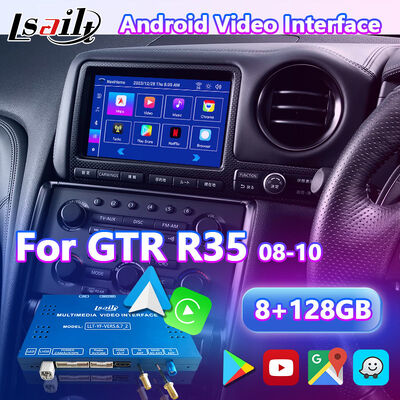 Lsailt Wireless Carplay Android Video Interface for 2007-2010 Nissan GT-R R35 JDM GTR