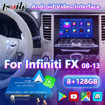 Lsailt Android Navigation Carplay Interface for 2008-2013 Infiniti FX FX35 FX50 FX30d FX50S FX37S FX30dS FX37