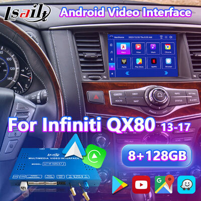 Lsailt Android Navigation Carplay Video Interface for 2010-2017 Infiniti QX80 QX56