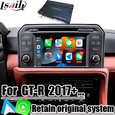 Wireless Apple Carplay Interface for GT-R GTR 2017+ Integrated Android Auto, Bluetooth, WiFi, YouTube Music