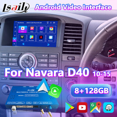 Lsailt Android Carplay Multimedia Video Interface for 2010-2015 Nissan Navara D40