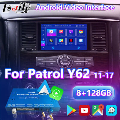 Lsailt Android Carplay Multimedia Interface for 2011-2017 Nissan Patrol Y62