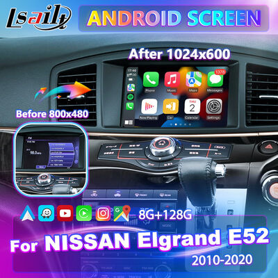 Lsailt Android Carplay Multimedia Screen for 2010-2020 Nissan Elgrand E52