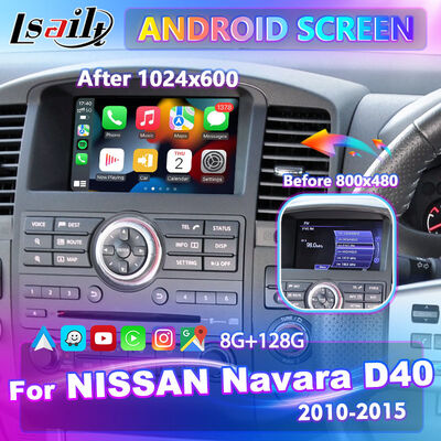 Lsailt Android Carplay Multimedia Screen for 2010-2015 Nissan Navara D40