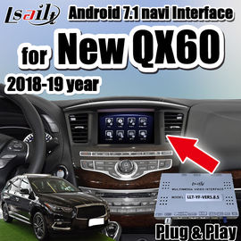 Plug&amp;Play Android 7.1 car video interface for New QX60 QX80 2018-2019 year support carplay , ADAS, youtube
