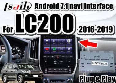Lsailt Android Auto Interface for Land Cruiser 2016-2019 LC200 with built-in CarPlay , YouTube, GPS Navigation