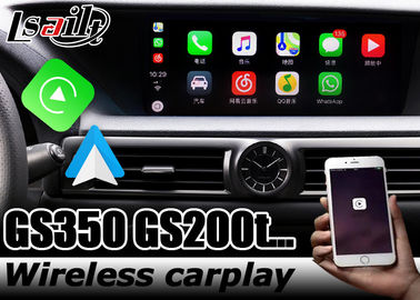Wireless carplay android auto interface for Lexus GS450h GS350 GS200t youtube play by Lsailt