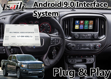 Android 9.0 Carplay video interface for GMC Canyon 2014-2019 mirrorlink navigation