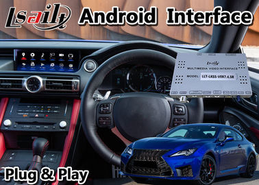 Car GPS Navigation Video Interface Android Lexus RCF RC300 Plug And Play Installation