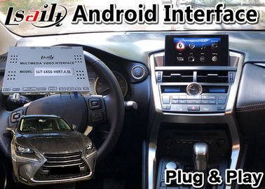 Lsailt Android 9.0 GPS Navigation Video Interface Box for Lexus NX 2014-2020 Support Knob and Steering Wheel Control
