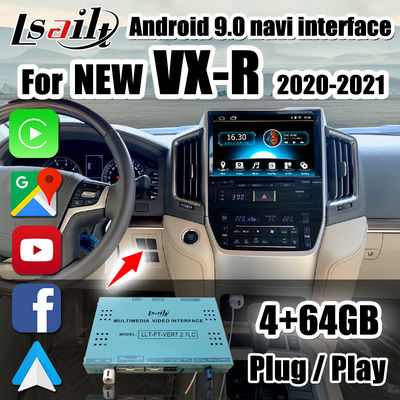 4+64GB CarPlay/Android Auto interface included Waze , YouTube , Netflix for Land Cruiser 2020-2021 VX-R
