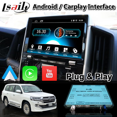 4+64GB Android 9.0 Carplay Video Interface for Toyota Land Cruiser LC200 LC-GT GXR 2018-2021 Touch 3