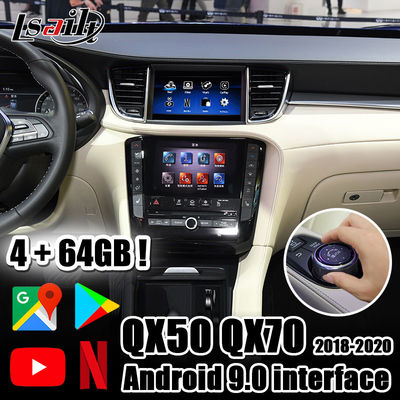 4G PX6 CarPlay&amp; Android multimedia video interface with YouTube, Netflix for 2018-2021 Infiniti QX60 QX80 QX50