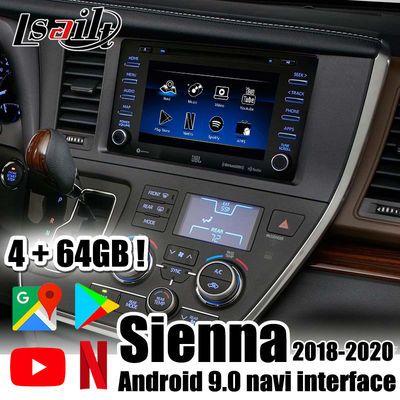 Lsailt 4GB Android Screen Car Video Interface with CarPlay, Android Auto, YouTube for Toyota Avalon,Camry, Auris,Sienna