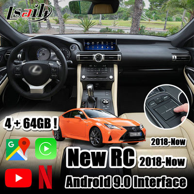 PX6 RK3399 CarPlay/Android Interface for Lexus 2013-2021 RC with Android Auto, NetFlix, YouTube RC200t RC300h