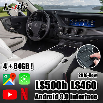Lsailt Android 9.0 Video interface box for Lexus ES LS GS RX LX 2013-21with CarPlay, Android Auto LS600 LS460
