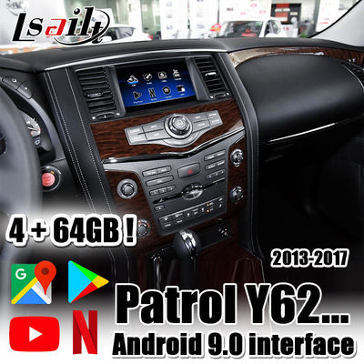 Lsailt 4+64GB GPS Navigation Android Auto Interface Support Voice Activation with CarPlay , NetFlix For Nissan