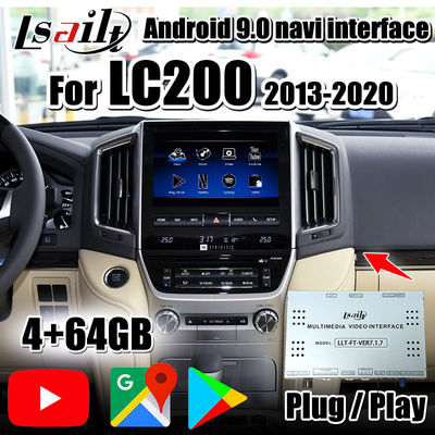 4GB Multimedia Video Interface with YouTube, NetFlix, YouTube,Google Map for Land Cruiser LC200