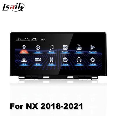 Lsailt 10.25 Inch car navigation for android Screen for Lexus NX NX300 NX300h 2018-2021 gps multimedia system