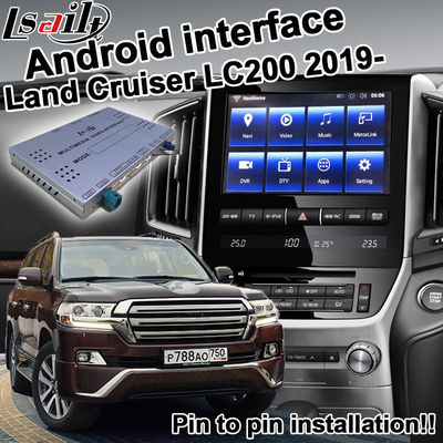 Toyota Land Cruiser LC200 Car Video Interface Upgrade Carplay Android Auto Durable