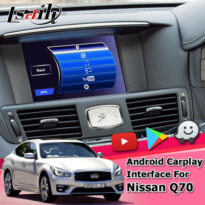 android auto Navigation Carplay Interface For Infiniti Q70 / M25 M37 Fuga Support Youtube Video Play