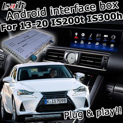 Android auto carplay box Lexus IS200t IS300h knob mouse control waze youtube Google play
