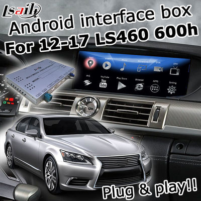 Lexus LS460 LS600h Car GPS navigation box carplay Android auto fast speed youtube