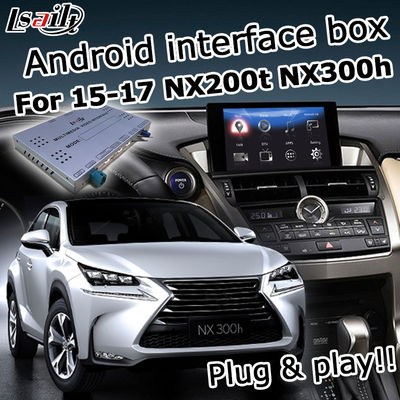 Lexus NX200t NX300h GPS Navigation Box knob touchpad control waze youtube carplay android auto