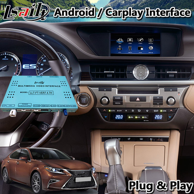 Lsailt Android Auto Carplay Multimedia Video Interface for Lexus ES250 ES300H ES350 ES200 ES 2012-2018