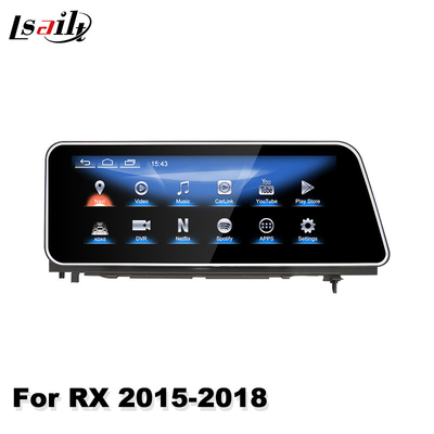 Lsailt 12.3 Inch Android Car Multimedia Carplay Screen For Lexus RX350 RX450H RX200T RX