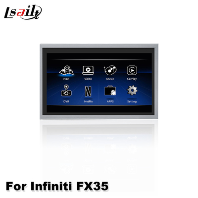 Lsailt 8 Inch Car Multimedia Display Android Carplay Screen For Infiniti FX35 FX37 FX50 2008-2010