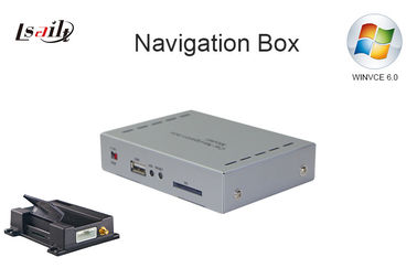 Silver / Black Kenwood Car GPS Navigation Box with FM  / MP3  / MP4 / Bluetooth 800X480