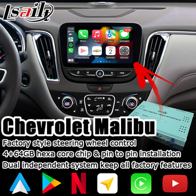 Android auto Carplay Navigation System for Chevrolet Malibu video interface