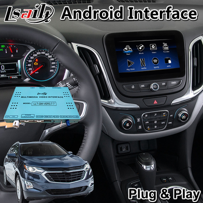 Lsailt Android Navigation Video Interface for Chevrolet Equinox Traverse Tahoe Mylink System 2015-2019 Google Spotify